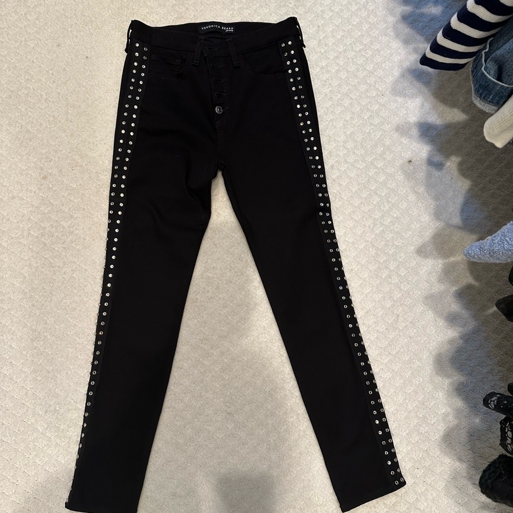 Veronica Beard Studded Jeans